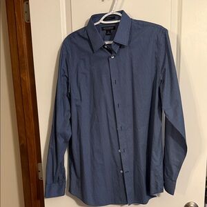 Men's Banana Republic Cotton Blue Dress Shirt